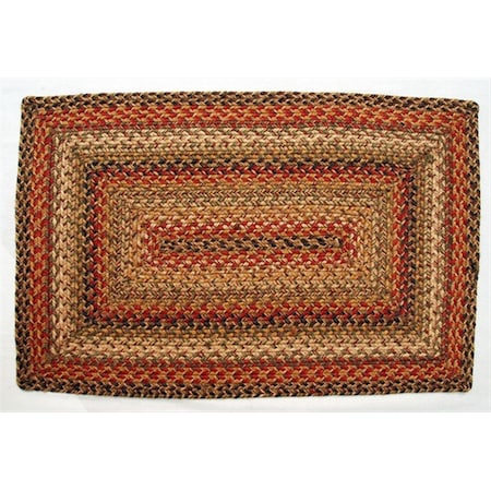 Homespice Decor Kingston Hudson Jute Braided Rugs - Rectangle 511096